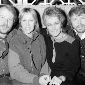 Abba Swedish Pop band November 1982 celebrating 10 years together 5 / 11 / 1982 Abba Swedish Pop band November 1982 celebrating 10 years together 5 / 11 / 1982
