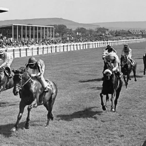 Abercata Wins Zetland Gold Cup at Redcar 1978 Print Abercata Wins Zetland Gold Cup at Redcar 1978 Print