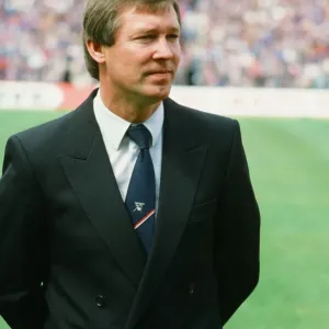 Alex Ferguson at 1983 Scottish Cup Final Print Alex Ferguson at 1983 Scottish Cup Final Print