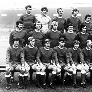 Aberdeen football players squad team photograph April 1971