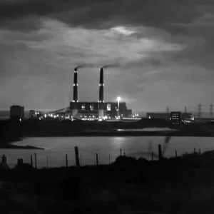 Aberthaw Power Station Print, 1st April 1963