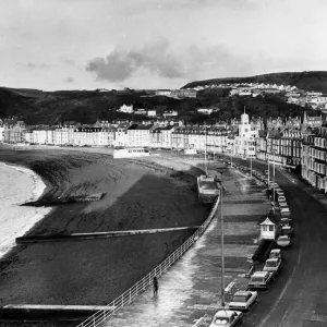 Aberystwyth Promenade and Beach, Ceredigion, West Wales, 1976 Aberystwyth Promenade and Beach, Ceredigion, West Wales, 1976