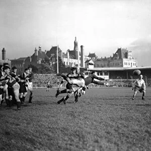 Action from the Cardiff v South Africa at Cardiff Arms Park