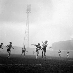 Action during the match between Newcastle United and Manchester United October