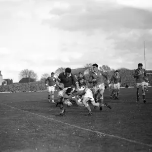 Action from the Wales v France Five Nations Championship match at St Helens Ground in Action from the Wales v France Five Nations Championship match at St Helens Ground in