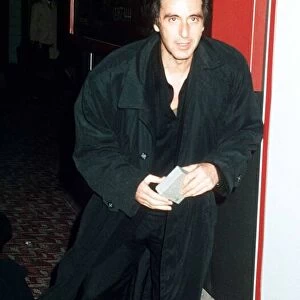 Actor Al Pacino at Heathrow Airport November 1989