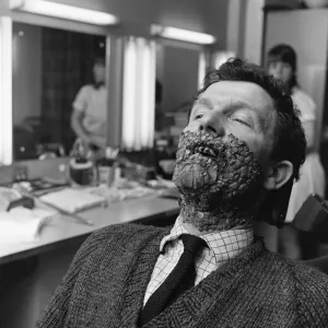 Alan Bennion as Slaar in BBC Dr Who Makeup Print 1969
