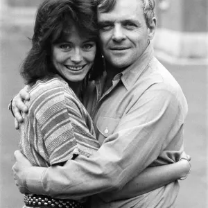 Anthony Hopkins and Lesley-Anne Down Print, London 1984