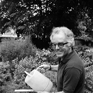 Actor Brian Rix working in his garden, he is to be the new General Secretary of National