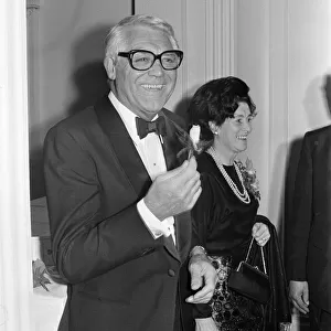 Actor Cary Grant attends a Variety Club of Great Britain Ball in Leeds. 26th October 1972