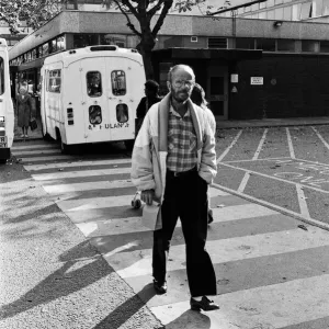 Actor Douglas Lambert who has been diagnosed with AIDS leaving St Stephens Hospital Actor Douglas Lambert who has been diagnosed with AIDS leaving St Stephens Hospital