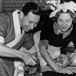 Actor George Formby and wife Beryl. March 1939