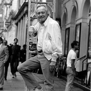 Actor Jack Lemmon July 1986, in London for his West End debut in Long Day