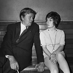 Actor Jack Watling with his daughter Deborah Watling who played the Doctor Who Companion