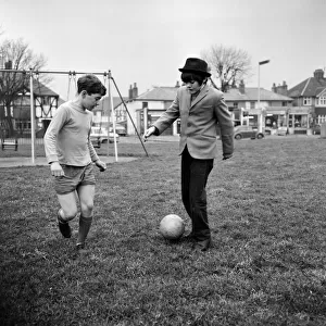 Actor Jack Wild (right) who played the role of the Artful Dodger in the 1968 Lionel Bart