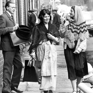Print of James Bolam and cast on Joan Street, Wallsend Print of James Bolam and cast on Joan Street, Wallsend