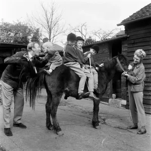 Leslie Phillips Family Print at Stanmore Riding School, 1961 Leslie Phillips Family Print at Stanmore Riding School, 1961