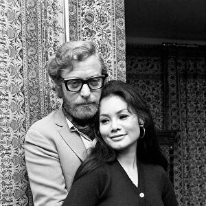 Actor Michael Caine pictured at his home in Grosvenor Square