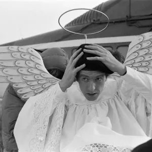 Actor Michael Crawford pictured during filming of a Christmas special of the BBC Actor Michael Crawford pictured during filming of a Christmas special of the BBC