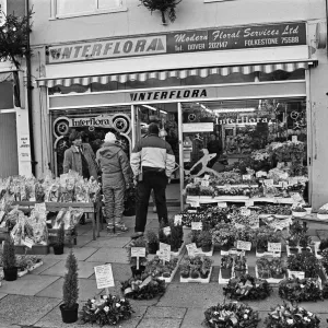 Michael Thomas at Modern Floral Services Print, 7th December 1988