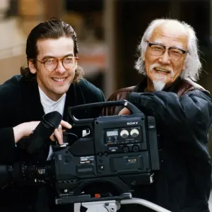 Peter Capaldi with Suzuki Seijun at Glasgow Film Theatre Print 1994 Peter Capaldi with Suzuki Seijun at Glasgow Film Theatre Print 1994
