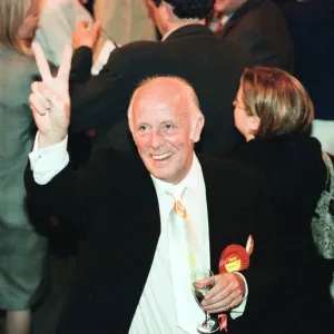 Richard Wilson at 1997 Labour Victory Party Print