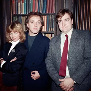 Actor Rik Mayall, at a press call for The New Statesman television programme