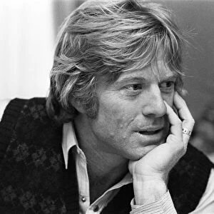 Actor Robert Redford pictured at his London hotel. He is promoting his latest film "