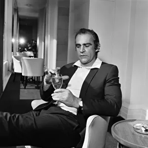 Actor Sean Connery at The Savoy Hotel before heading to Las Vegas to shoot the latest