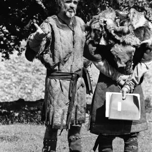 Actor Sean Connery on the set of Robin and Marian'in Spain. 8th July 1975