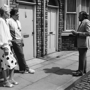 Bill Tarmey's Return to Coronation Street Print, 6th July 1987 Bill Tarmey's Return to Coronation Street Print, 6th July 1987