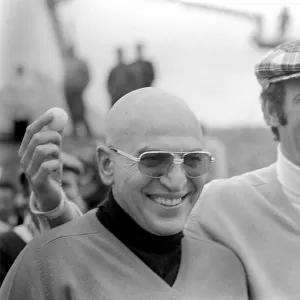 Actor Telly Savalas seen here playing golf. September 1974 S74-5732-001