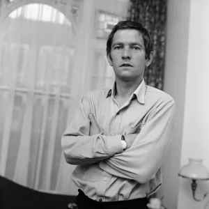 Actor Tom Courtenay, pictured at his home in Fulham. 5th July 1967 Actor Tom Courtenay, pictured at his home in Fulham. 5th July 1967
