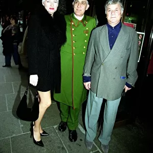 Actor Tony Curtis with his new wife Jill November 1998 in London on their honeymoon