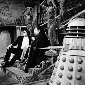 Actor William Hartnell - the first Doctor - pictured during rehearsals at Television
