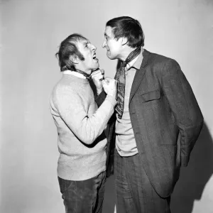 Print of Actors Bob Grant and Stephen Lewis in Character