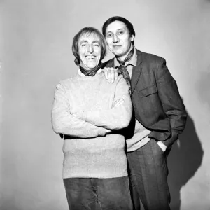 Print of Actors Bob Grant and Stephen Lewis in East London caretaker roles