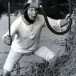 Actors Dads Army take to the Water The cast of Dads Army