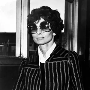 Actress Audrey Hepburn circa 1975