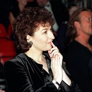 Actress Blythe Duff at Vivienne Westwood show January 1999 At SECC
