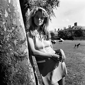 Actress Charlotte Rampling pictured in Chelsea. 9th August 1967
