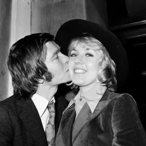 1973 Print: Actress Cheryl Kennedy Marries Tom Courtenay 1973 Print: Actress Cheryl Kennedy Marries Tom Courtenay