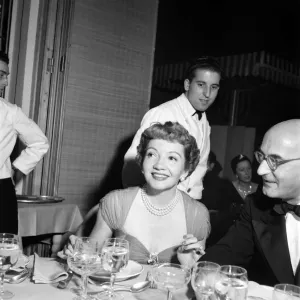 Actress Claudette Colbert. Seen here at the Venice film festival. September 1952 C4561