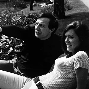 Actress Diana Rigg with director Clifford Williams 1966