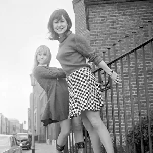 Actress Felicity Kendal with Wendy Varnella March 1967 who appear together in