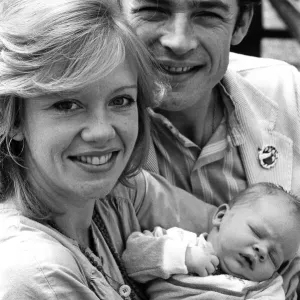Actress Hayley Mills and actor Leigh Lawson proudly show off their love child for Actress Hayley Mills and actor Leigh Lawson proudly show off their love child for