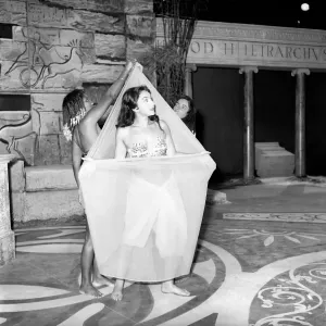 Actress Helga Pilarczyk seen here playing Salomi. September 1957 A528