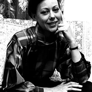 Actress Jenny Agutter during an interview about her forthcoming photography exhibition