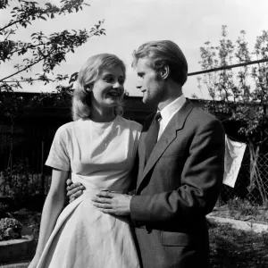 Actress Jill Ireland is pictured with her new husband, actor David McCallum Actress Jill Ireland is pictured with her new husband, actor David McCallum