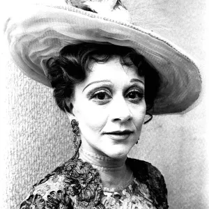 Actress Joan Plowright in costume for the play The Rules Of The Game
